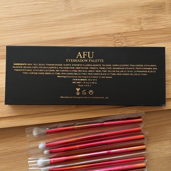 Brand New BH Cosmetics 8-Piece Eye Brush Set & AFU Eyeshadow Palette Pigmented - Picture 10 of 14